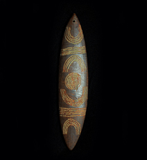 Aborigine bullroarer - Michael Evans Tribal Art